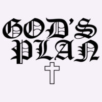 God's Plan WHT/BLK Design